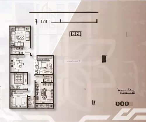 شقة ب 4 غرف النهضة، شمال جدة، جدة