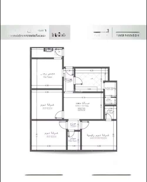 شقة ب 4 غرف الربوة، شمال جدة، جدة