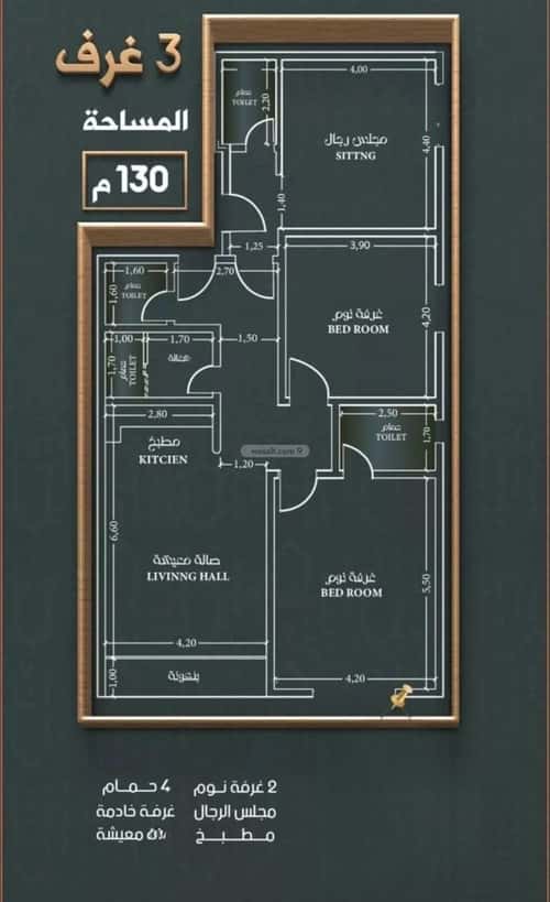 Apartment with 3 Bedrooms Al Nahdah, North Jeddah, Jeddah