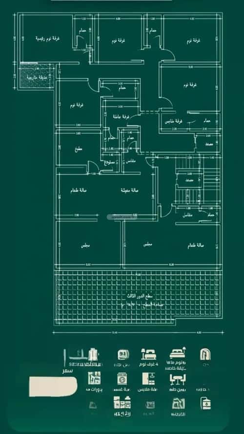 Apartment with 5 Bedrooms Al Hamrah, North Jeddah, Jeddah