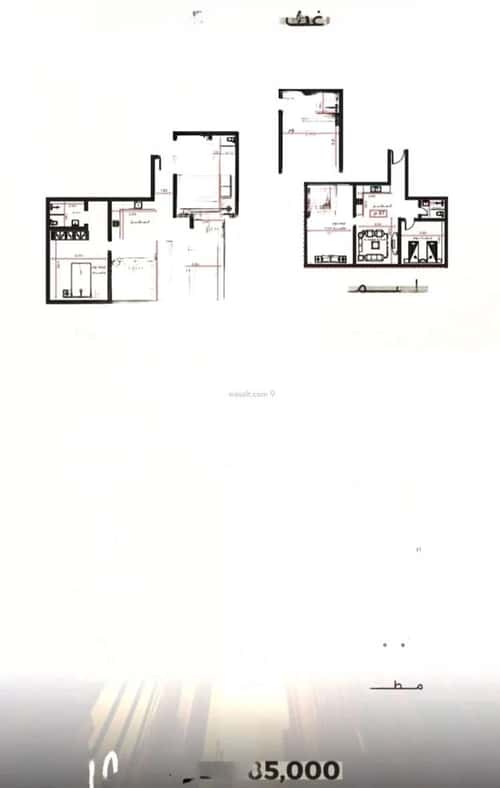 شقة ب 3 غرف الصفاء، شمال جدة، جدة