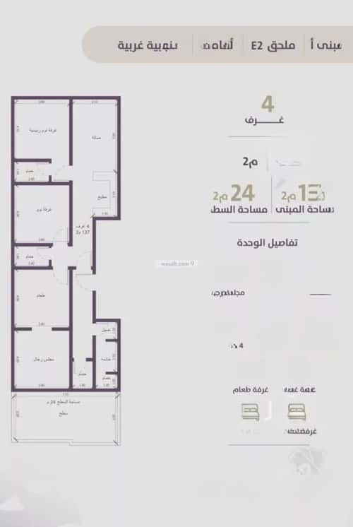 شقة ب 4 غرف الزهراء، شمال جدة، جدة