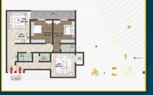 شقة ب 3 غرف حكومي1، شمال جدة، جدة