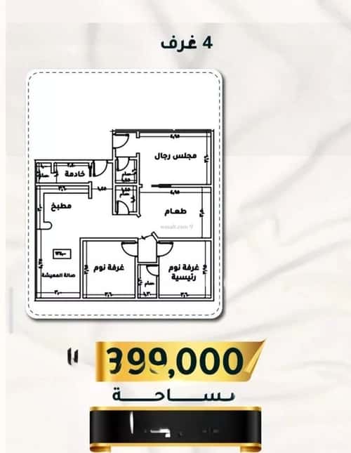 Apartment with 4 Bedrooms Al Thagur, South Jeddah, Jeddah