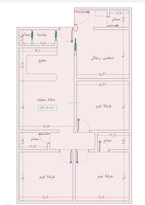 Apartment 2939 SQM with 4 Bedrooms Al Jamea|Ah, South Jeddah, Jeddah