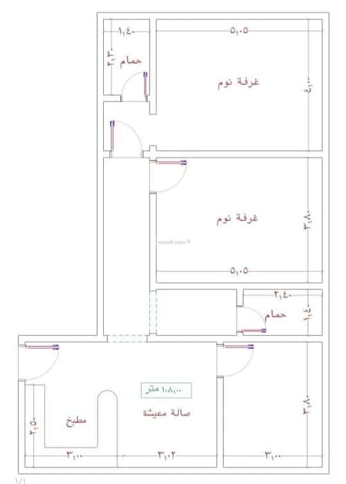 شقة 2939 متر مربع ب 3 غرف الجامعة، جنوب جدة، جدة