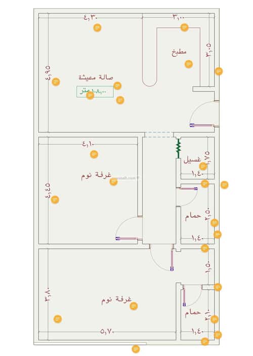 شقة 2939 متر مربع بغرفتين الجامعة، جنوب جدة، جدة