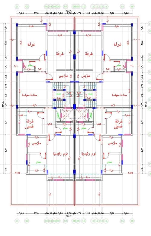 فيلا 307 متر مربع جنوبية على شارع 25م الشامية الجديد، مكة المكرمة