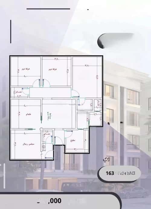 شقة ب 5 غرف الصواري، شمال جدة، جدة