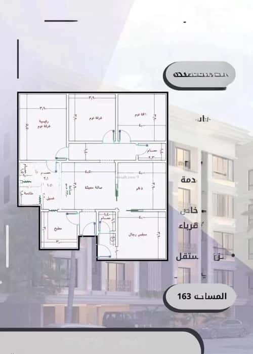شقة ب 5 غرف الصواري، شمال جدة، جدة