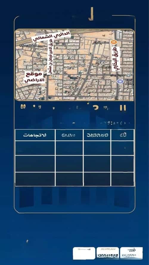 Land 352 SQM Facing West on 15m Width Street Al Falah, Bariduh
