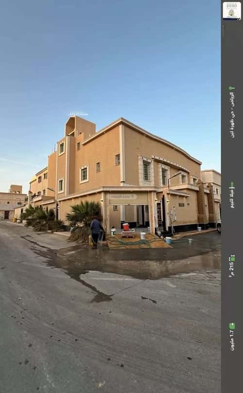 Villa 215 SQM Facing South West on 20m Width Street Dahrat Laban, West Riyadh, Riyadh