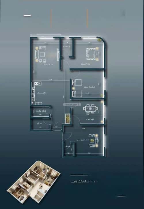 شقة ب 4 غرف السلامة، شمال جدة، جدة