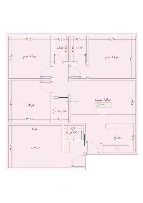 Apartment with 4 Bedrooms Al Wahah, East Jeddah, Jeddah