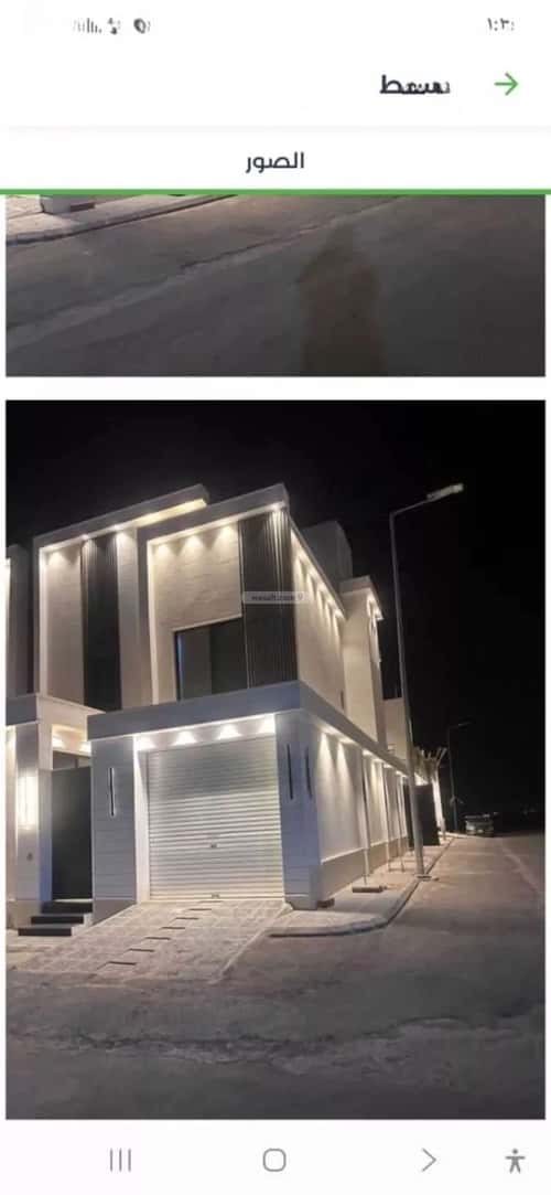 Villa 414 SQM Facing West with 5 Bedrooms Bader, South Riyadh, Riyadh