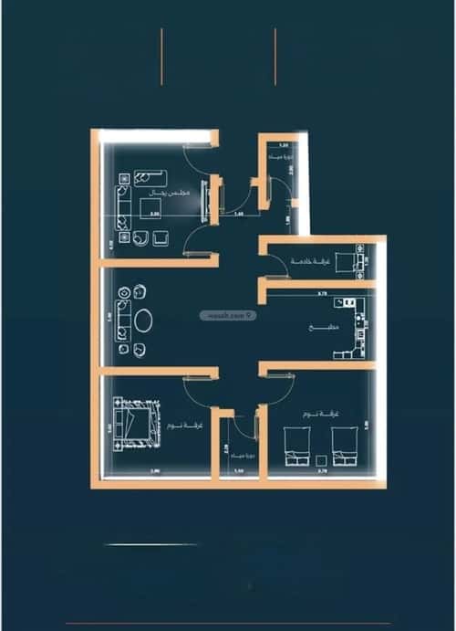 Apartment with 4 Bedrooms Al Nuzha, North Jeddah, Jeddah