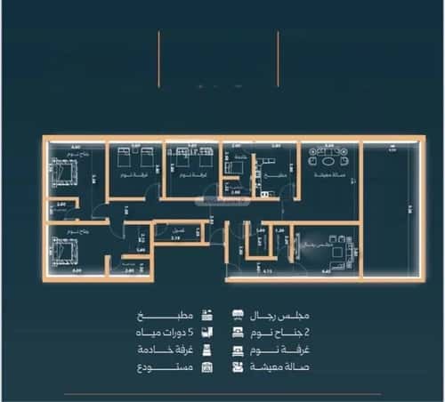 شقة ب 4 غرف النزهة، شمال جدة، جدة