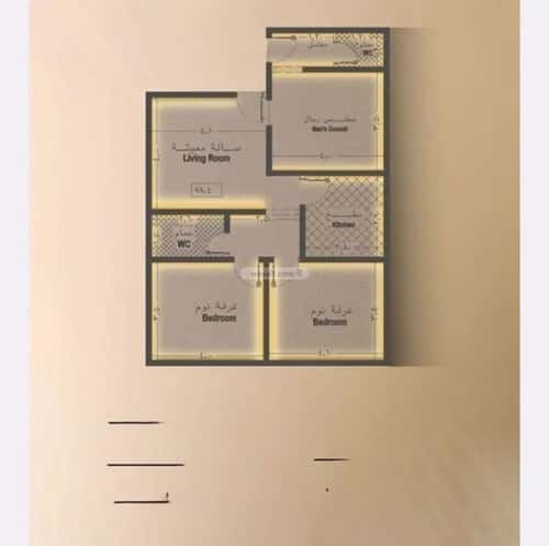 شقة ب 3 غرف الفيصلية، شمال جدة، جدة