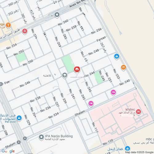 شقة 3 غرف في النرجس