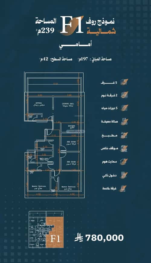 Apartment with 5 Bedrooms Al Rabbwah, North Jeddah, Jeddah