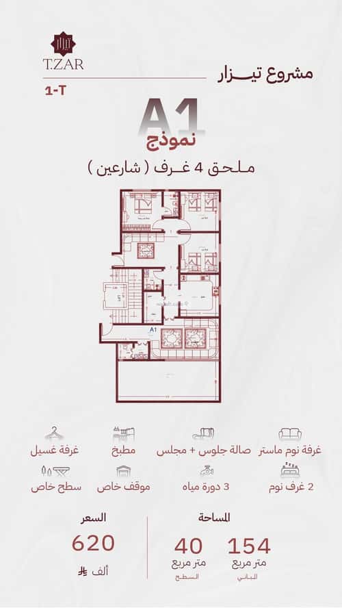 عمارة 915 متر مربع واجهة جنوبية مشرفة، شمال جدة، جدة