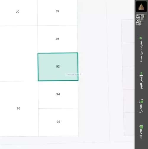 أرض 900 متر مربع شرقية على شارع 30م الملك عبدالله، مرات