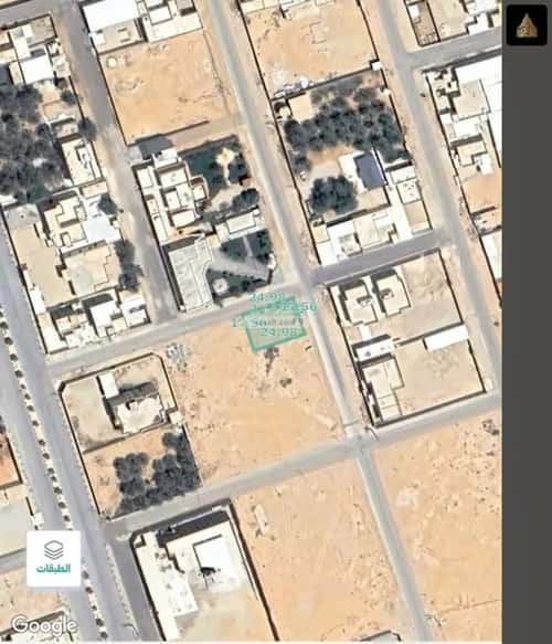 Land 437 SQM Facing East on 20m Width Street Plan No. 0824, Aljuluh