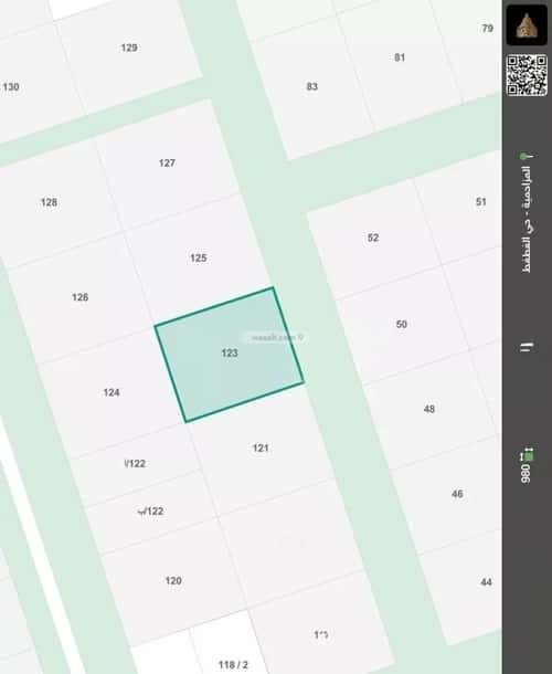 أرض 980 متر مربع شرقية على شارع 15م مخطط رقم 1209، الجلة