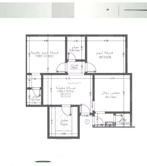 Apartment with 3 Bedrooms Al Rabbwah, North Jeddah, Jeddah