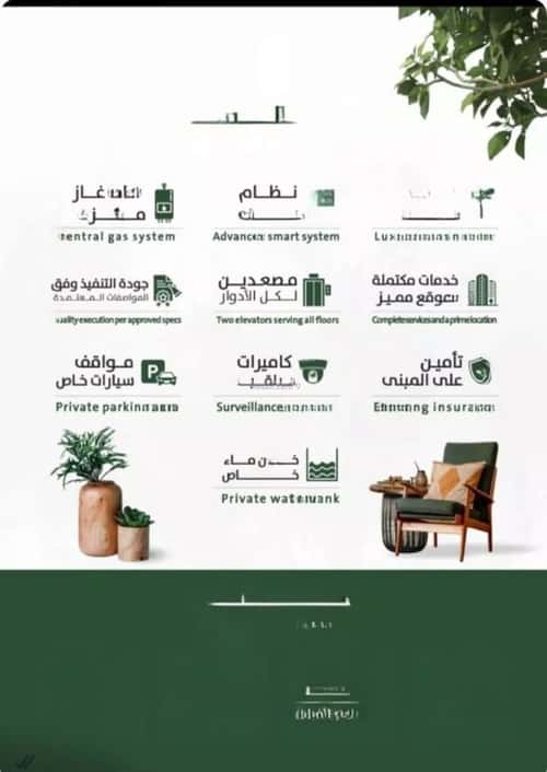 شقة 35245 غرف في الربوة