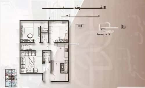 شقة ب 3 غرف النهضة، شمال جدة، جدة
