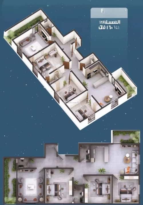 شقة ب 4 غرف الحمراء، شمال جدة، جدة