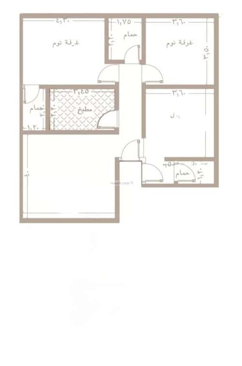 شقة ب 3 غرف المروة، شمال جدة، جدة