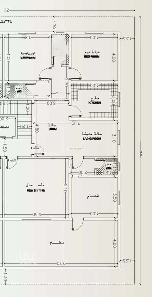 Apartment with 4 Bedrooms Al Hamrah, North Jeddah, Jeddah