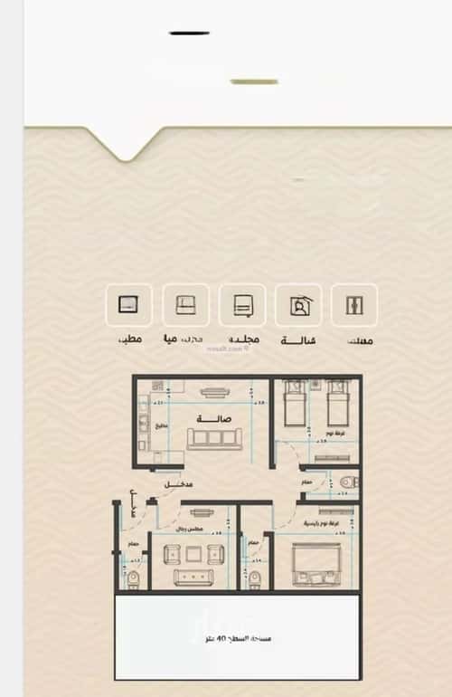 شقة ب 3 غرف مشرفة، شمال جدة، جدة