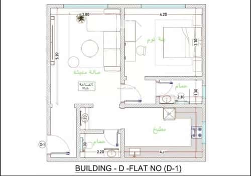 شقة بغرفتين الفيحاء، جنوب جدة، جدة