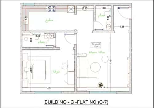 Apartment with 2 Bedrooms Al Faiha|A, South Jeddah, Jeddah
