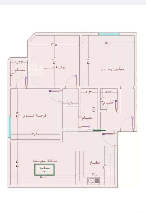 Apartment with 3 Bedrooms Al Swaryee, North Jeddah, Jeddah