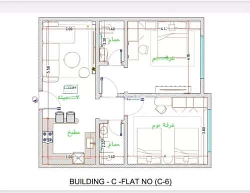 Apartment with 1 Bedroom Al Faiha|A, South Jeddah, Jeddah