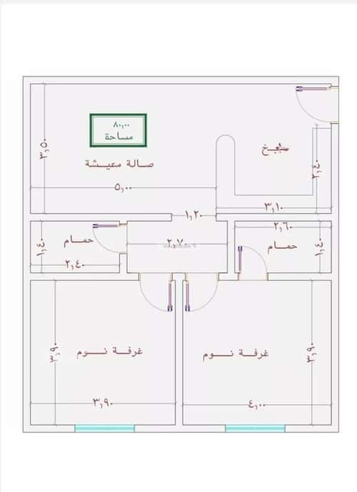 Apartment with 2 Bedrooms Al Swaryee, North Jeddah, Jeddah