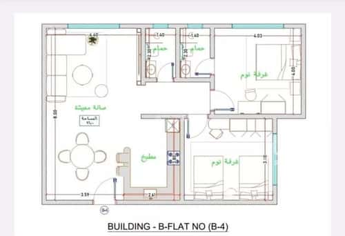 شقة بغرفة الفيحاء، جنوب جدة، جدة