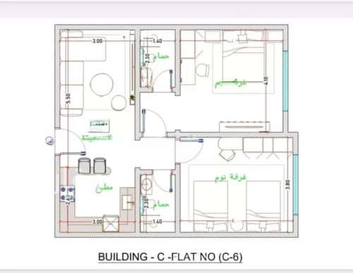 Apartment with 3 Bedrooms Al Faiha|A, South Jeddah, Jeddah