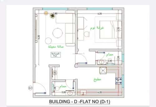شقة بغرفة الفيحاء، جنوب جدة، جدة