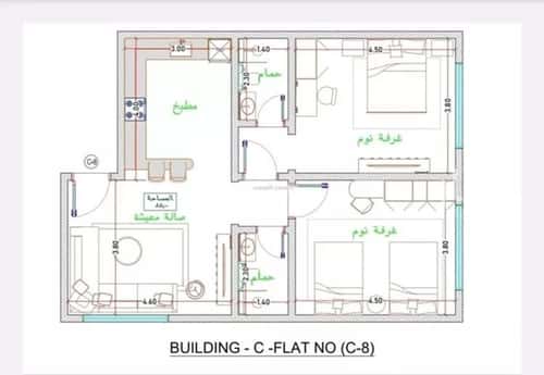 شقة بغرفة الفيحاء، جنوب جدة، جدة