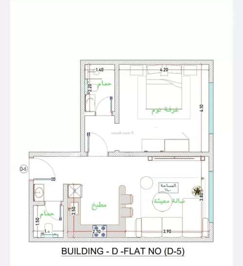 Apartment with 1 Bedroom Al Faiha|A, South Jeddah, Jeddah