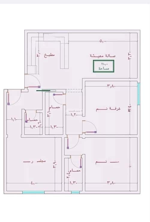 Apartment with 2 Bedrooms Al Swaryee, North Jeddah, Jeddah