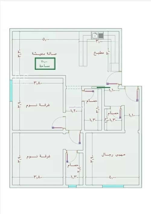 شقة بغرفتين الصواري، شمال جدة، جدة