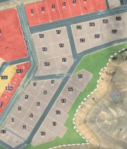 أرض 2309 متر مربع جنوبية شرقية على شارع 30م ضاحية نمار، غرب الرياض، الرياض