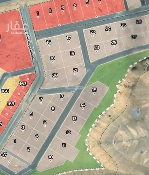 أرض 2500 متر مربع جنوبية على شارع 30م ضاحية نمار، غرب الرياض، الرياض