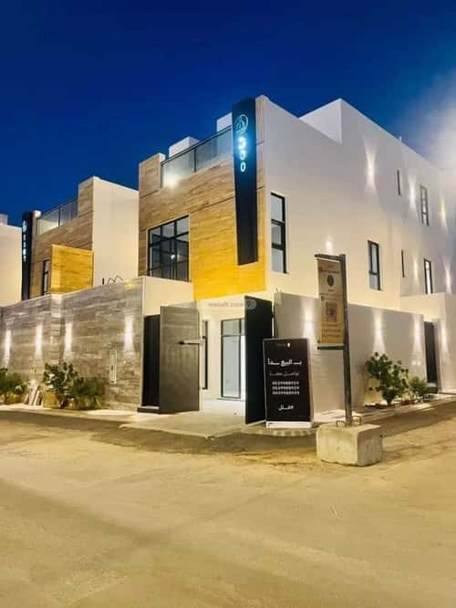 Villa 343 SQM Facing North West on 20m Width Street Qurtubah, East Riyadh, Riyadh